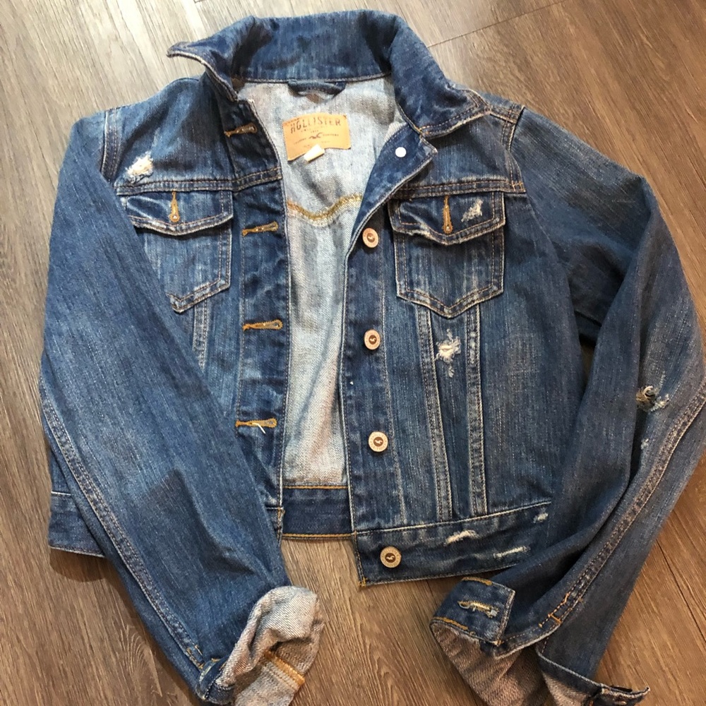 Hollister Cropped jean Jacket
